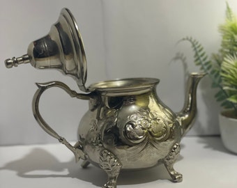 Authentic Moroccan Silver Teapot - Exquisite Handcrafted Design - Moroccan Tea pot - BERRAD TEA MOROCCAN