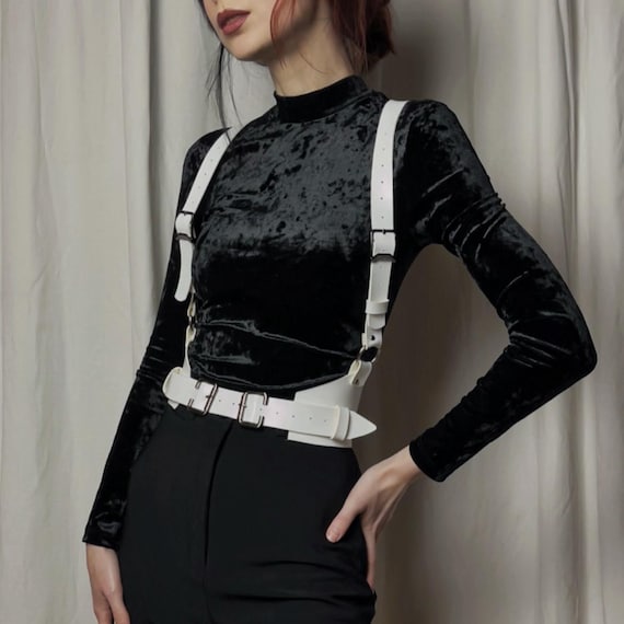 Adjustable Underbust Corset Harness | Corporate Goth Dark Academia