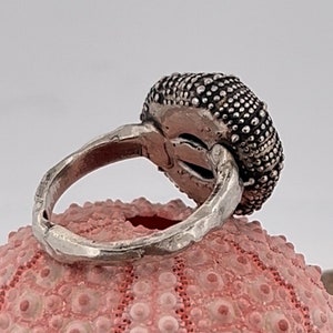 Sea Urchin Silver Ring image 3