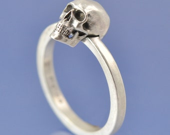 Skull Ring Sterling Silver