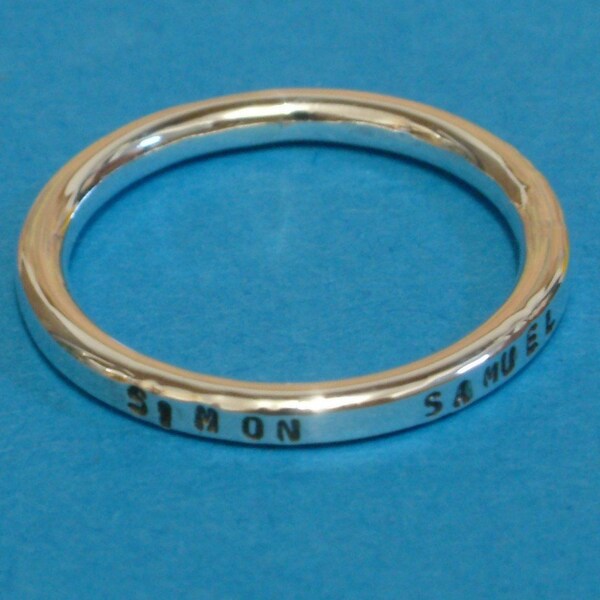 Dream a little.....Sterling Silver Ring. Custom. Personalized with your own message, word, phrase, wuote.