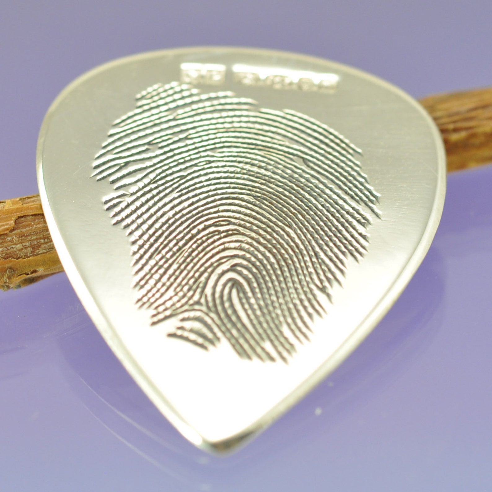Personalised Fingerprint guitar plectrum pick. Your print Etsy