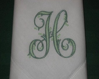 12  Personalized Linen hemstitched dinner napkins, Wedding Gift, Anniversary, House, Warming Mothers Day