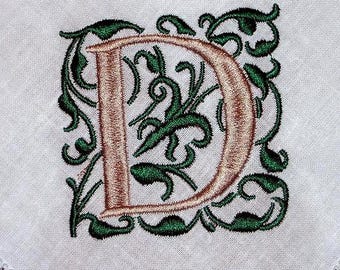 Dinner Napkin, Linen Napkins, hemstitched linen, monogrammed wedding gift, embroidered napkins,set of 6
