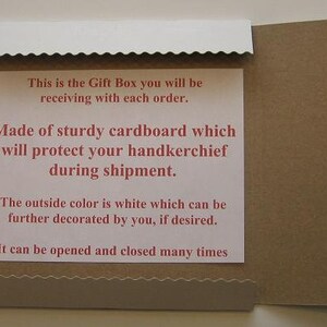 Taschentuch Geschenkbox