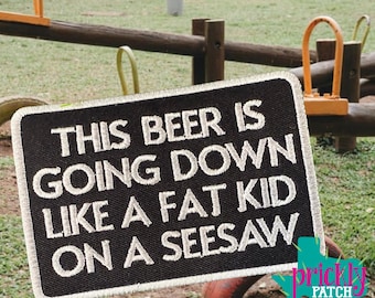 Beer Going Down Patch