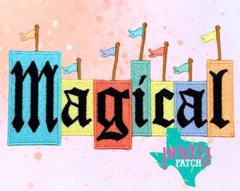 Magical Iron-On Embroidered Patch