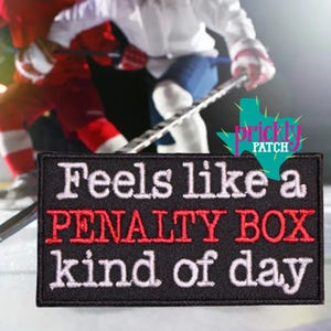 Hockey Penalty Box Patch