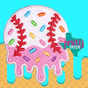 Baseball Drip Patch