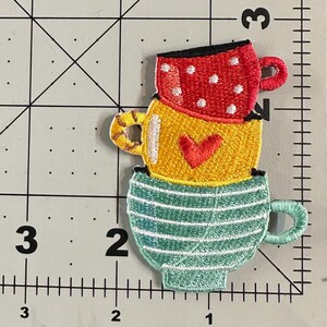 Coffee Cups Patch afbeelding 2