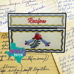 Grandma’s Recipe Box Patch