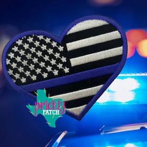 Police Heart Patch