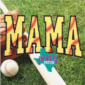 Softball Mama Patch