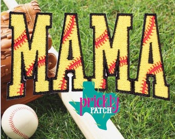 Softball Mama Patch