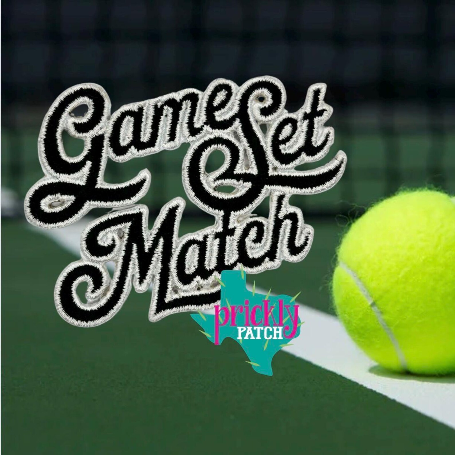 Game Set Match Patch - Etsy