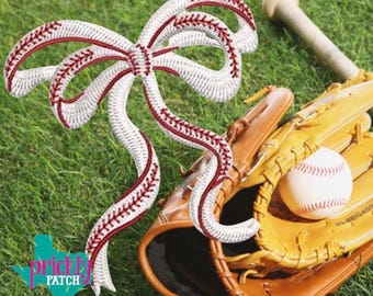 Baseball Bow Patch