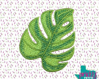 Monstera Leaf Patch