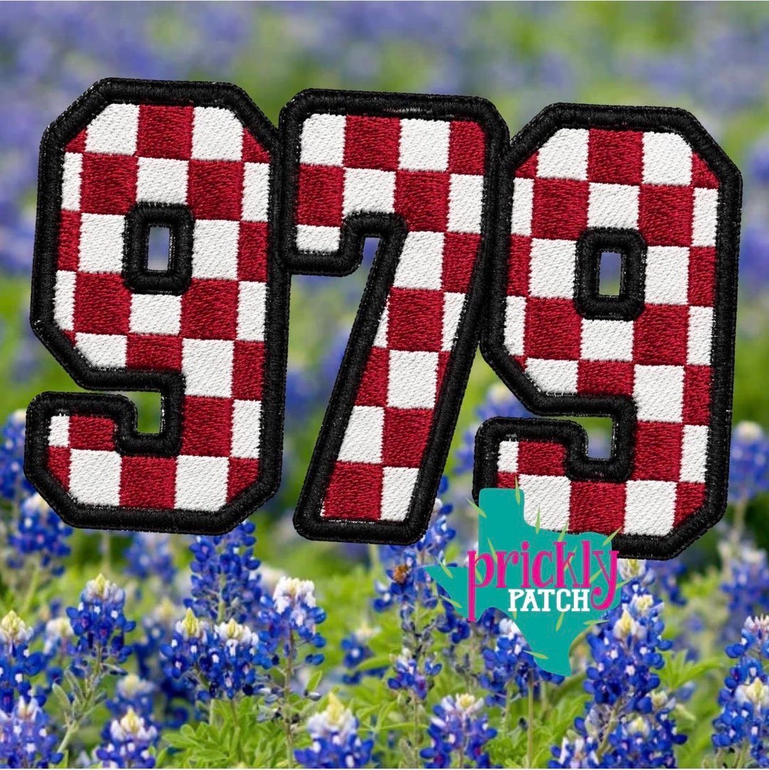 979 Iron-on Embroidered Patch - Etsy