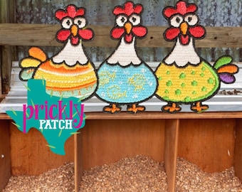 Three Hens Patch