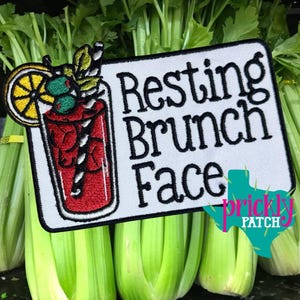 Resting Brunch Face Patch