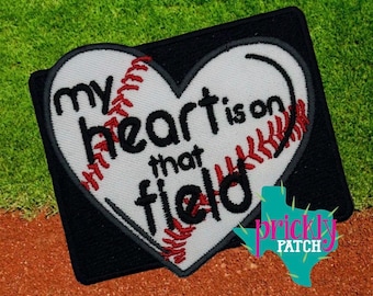 My Heart Baseball Patch