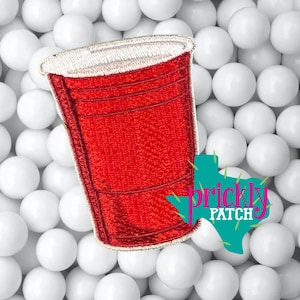 Red Solo Cup Patch