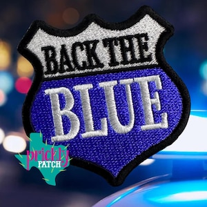 Back the Blue Patch