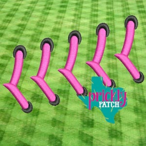 PINK Baseball Stitches - Embroidery Transfer