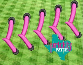 PINK Baseball Stitches - Embroidery Transfer