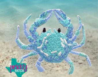 Plaque de crabe bleu