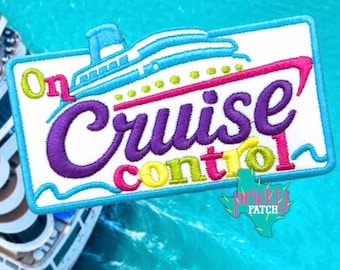 Cruise Iron-On Embroidered Patch