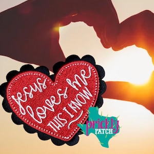 Jesus Loves Me Patch