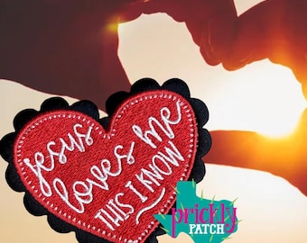 Jesus Loves Me Patch