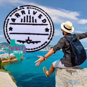Arrived Passport Stamp Patch