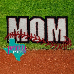 Baseball Mom Patch