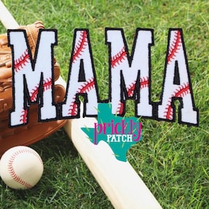 Baseball Mama Patch