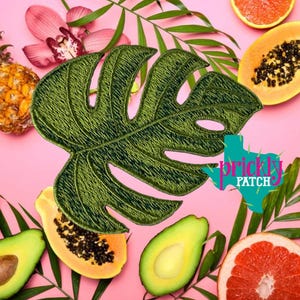 Monstera Leaf Patch