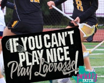 Play Lacrosse Patch