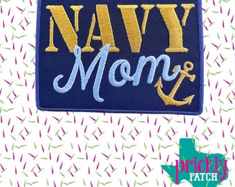 Navy Mom Patch