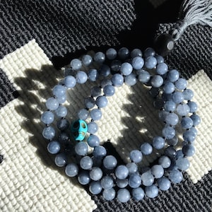 skull mala necklace