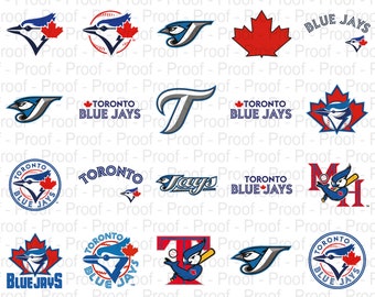 Bundle Blue Jays svg, svg baseball, Toronto-Blue Jays svg, png, jpg, eps, fichiers dxf pour cricut, téléchargement immédiat, silhouette