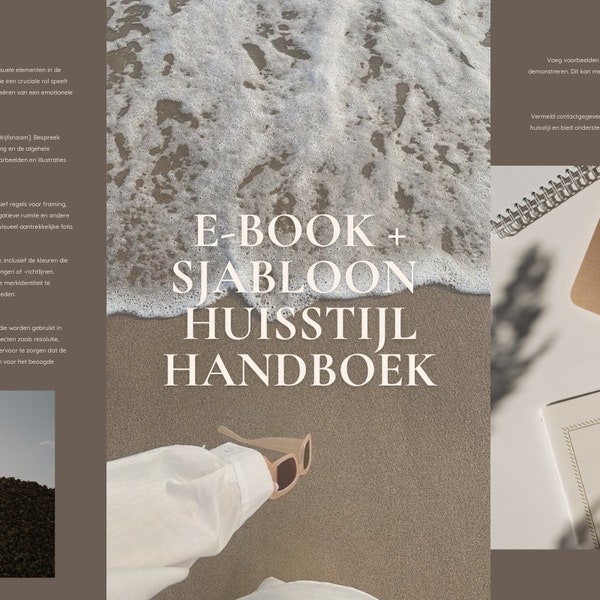 E-book + Template voor Huisstijlhandboek