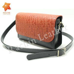 Leder Crossbody Bag Schnittmuster, Die Ledertasche Schnittmuster, Nähanleitung, Nähanleitung, Nähanleitung, Nähanleitung und Nähanleitung