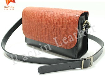 Leather Crossbody Bag Sewing Pattern: DIY Handbag (PDF Pattern)