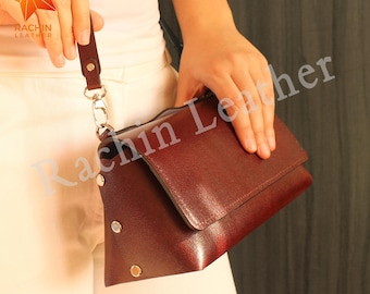 Leather Crossbody Bag Pattern: DIY Handbag (PDF Pattern)