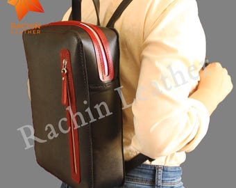 DIY Leather Backpack Sewing Pattern: A4 (PDF Download)