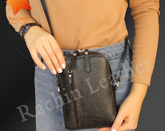 Handgemachte Leder Crossbody Bag Schnittmuster (PDF Pattern)