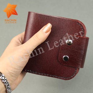 Leder Brieftasche Schnitt, pdf Schnittmuster für Bifold Geldbörse, Schnittmuster für handgemachte Lederbrieftasche, DIY Leder Bifold Geldbörse Schnittmuster, pdf