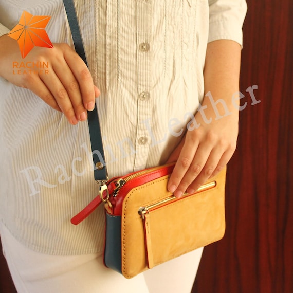 Leather Crossbody Bag Sewing Pattern: Fanny Pack Template (PDF Pattern)