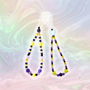 Non Binary Pride Phone Charm / Wrist Strap